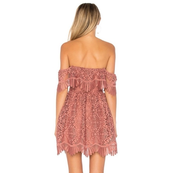 NWOT REVOLVE LOVERS & FRIENDS Dream Vacay Dress Mauve S - Picture 4 of 10